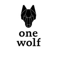 One wolf logo