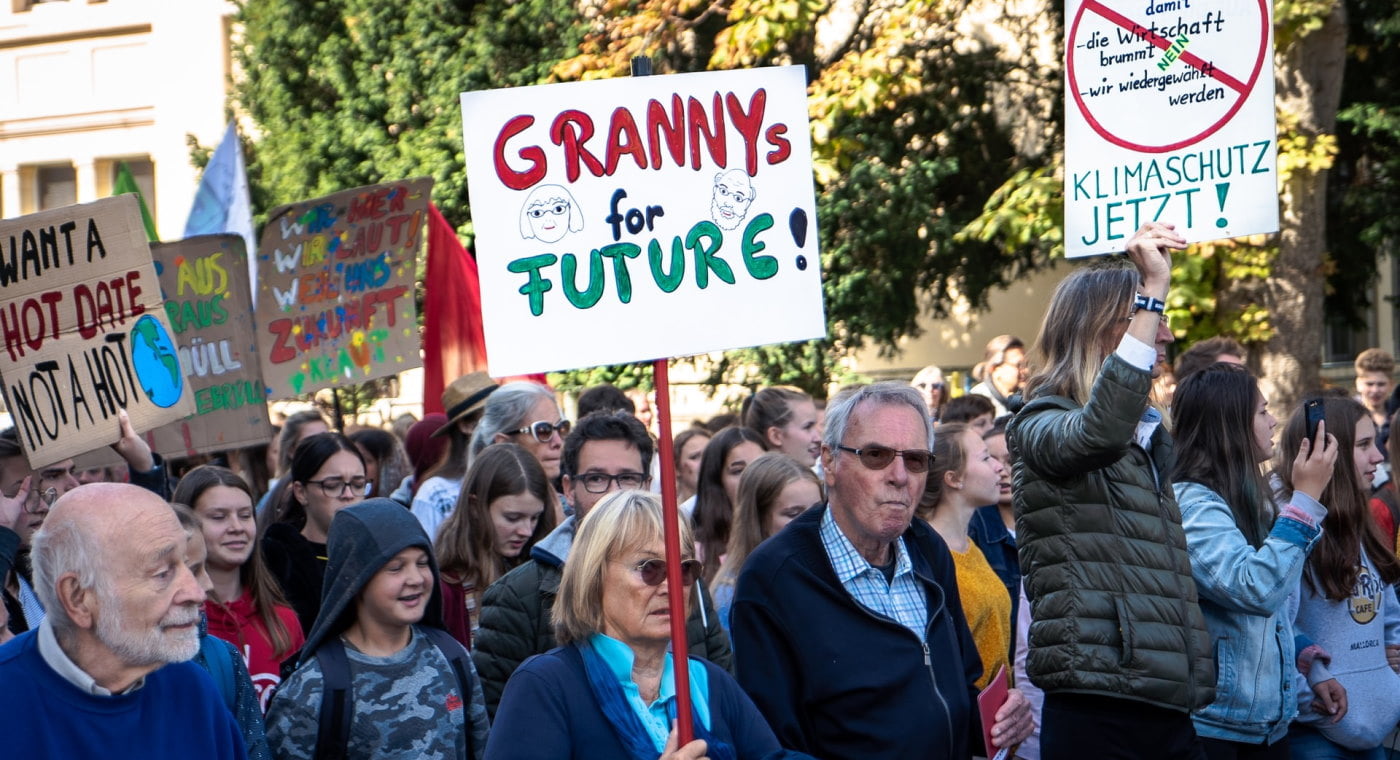 Older climate protesters