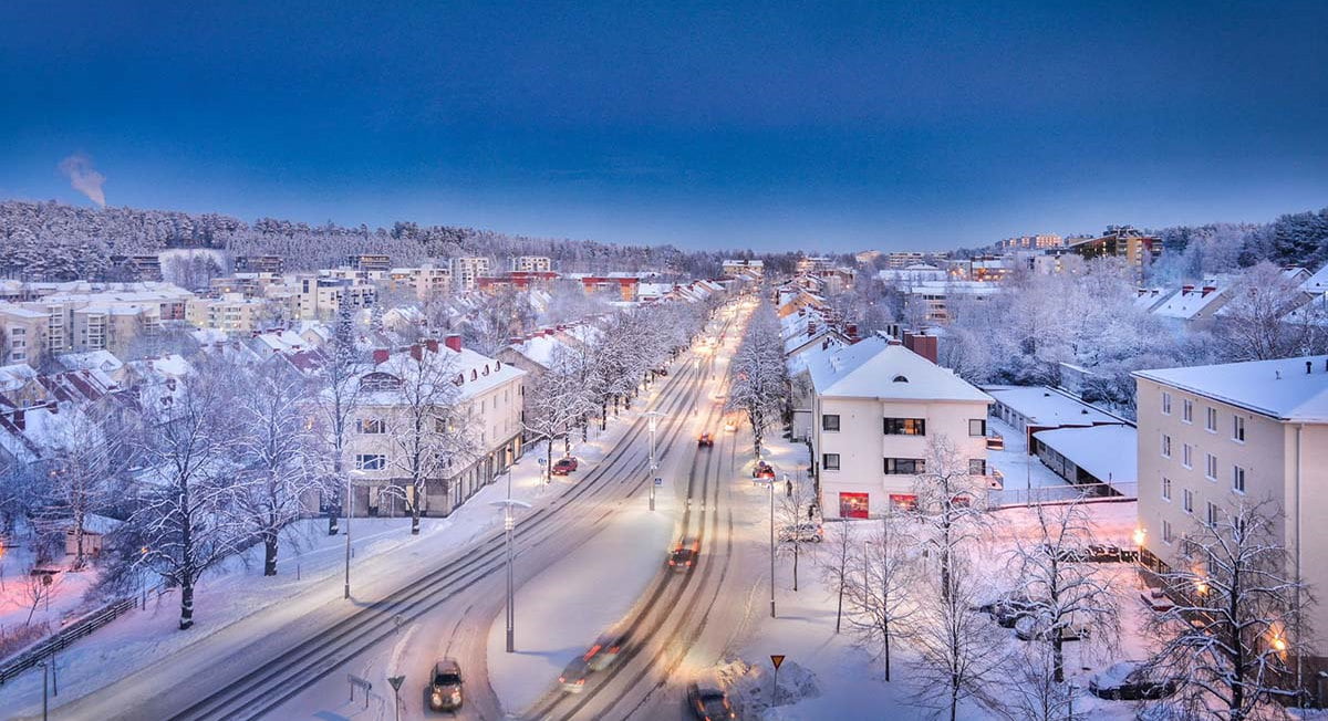 Lahti in winter